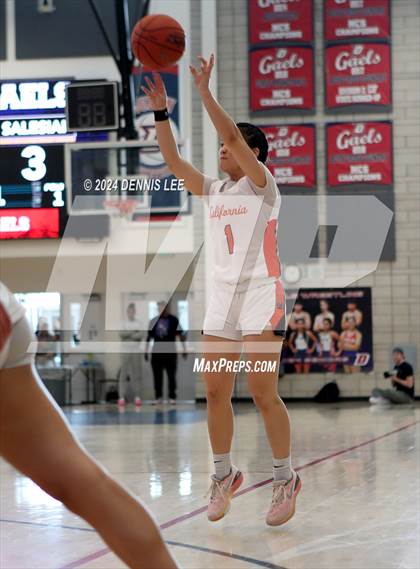 Thumbnail 3 in Salesian College Preparatory vs. California (CIF NCS D1 Final) photogallery.