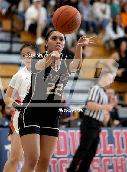 Thumbnail 3 in Salesian College Preparatory vs. California (CIF NCS D1 Final) photogallery.