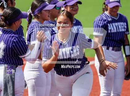 Thumbnail 3 in Guyer vs. Weslaco (UIL 6A Softball Semifinal) photogallery.