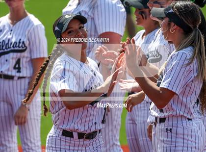 Thumbnail 1 in Guyer vs. Weslaco (UIL 6A Softball Semifinal) photogallery.