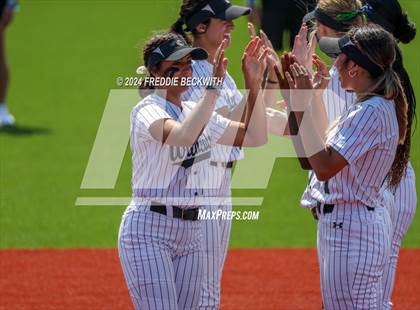 Thumbnail 1 in Guyer vs. Weslaco (UIL 6A Softball Semifinal) photogallery.