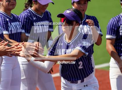Thumbnail 1 in Guyer vs. Weslaco (UIL 6A Softball Semifinal) photogallery.