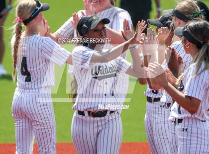 Thumbnail 2 in Guyer vs. Weslaco (UIL 6A Softball Semifinal) photogallery.