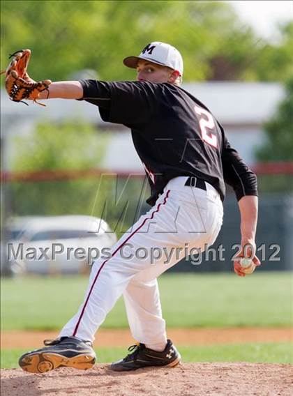 Thumbnail 1 in Kings Park vs. Patchogue-Medford Section XI Class AA Playoffs Rd 1 photogallery.