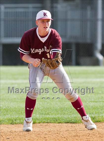 Thumbnail 1 in Kings Park vs. Patchogue-Medford Section XI Class AA Playoffs Rd 1 photogallery.