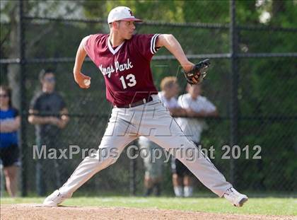 Thumbnail 3 in Kings Park vs. Patchogue-Medford Section XI Class AA Playoffs Rd 1 photogallery.