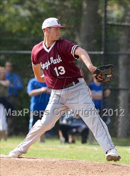 Thumbnail 1 in Kings Park vs. Patchogue-Medford Section XI Class AA Playoffs Rd 1 photogallery.