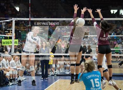 Thumbnail 3 in Valor Christian vs. Cheyenne Mountain (CHSAA 4A Pool Play) photogallery.