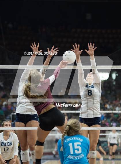 Thumbnail 2 in Valor Christian vs. Cheyenne Mountain (CHSAA 4A Pool Play) photogallery.