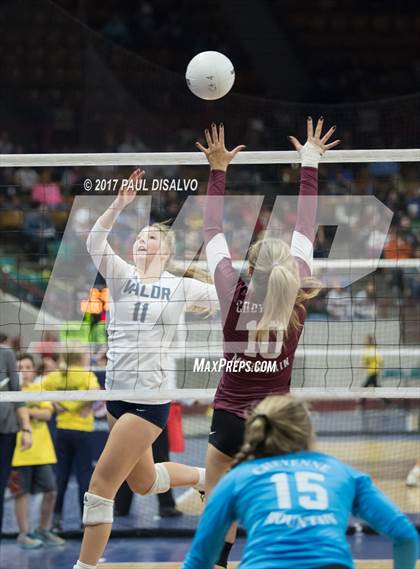 Thumbnail 2 in Valor Christian vs. Cheyenne Mountain (CHSAA 4A Pool Play) photogallery.