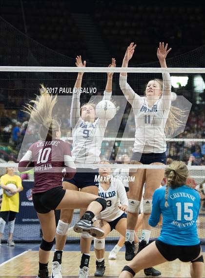 Thumbnail 2 in Valor Christian vs. Cheyenne Mountain (CHSAA 4A Pool Play) photogallery.