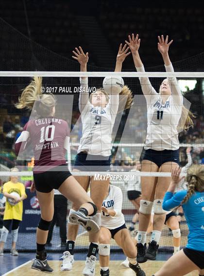 Thumbnail 1 in Valor Christian vs. Cheyenne Mountain (CHSAA 4A Pool Play) photogallery.