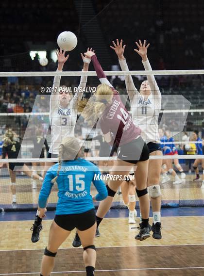 Thumbnail 1 in Valor Christian vs. Cheyenne Mountain (CHSAA 4A Pool Play) photogallery.