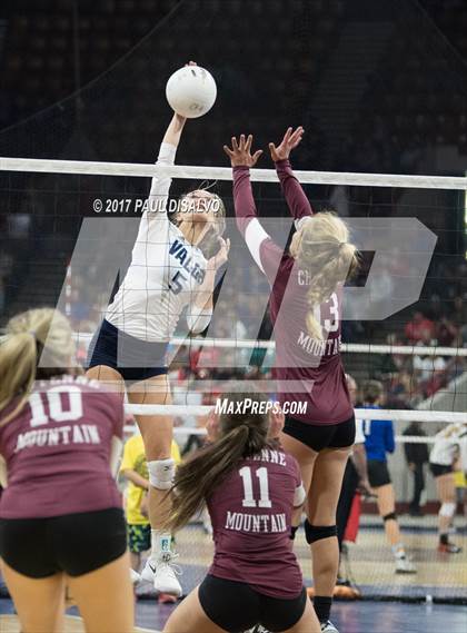 Thumbnail 2 in Valor Christian vs. Cheyenne Mountain (CHSAA 4A Pool Play) photogallery.