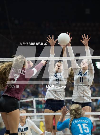 Thumbnail 3 in Valor Christian vs. Cheyenne Mountain (CHSAA 4A Pool Play) photogallery.