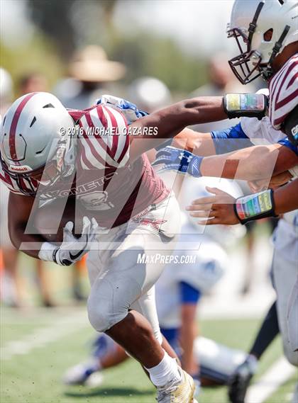 Thumbnail 3 in Kearny vs La Jolla Country Day (SDFNL Kickoff) photogallery.