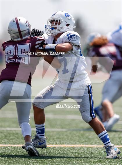 Thumbnail 2 in Kearny vs La Jolla Country Day (SDFNL Kickoff) photogallery.