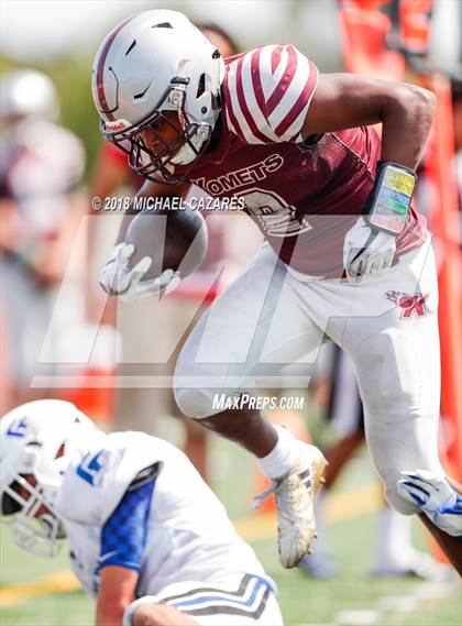 Thumbnail 1 in Kearny vs La Jolla Country Day (SDFNL Kickoff) photogallery.