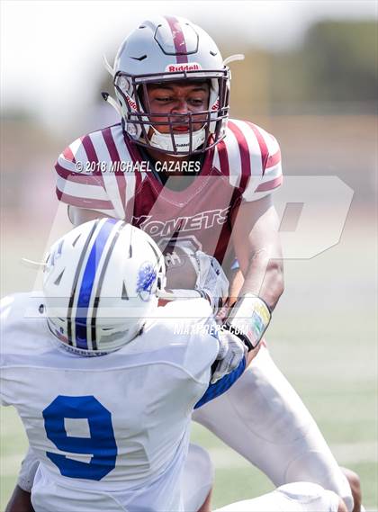 Thumbnail 1 in Kearny vs La Jolla Country Day (SDFNL Kickoff) photogallery.