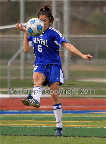 Thumbnail 1 in Mesa Verde vs Capital Christian (River City Tournament) photogallery.