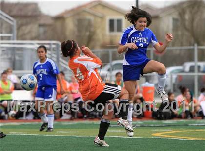 Thumbnail 1 in Mesa Verde vs Capital Christian (River City Tournament) photogallery.