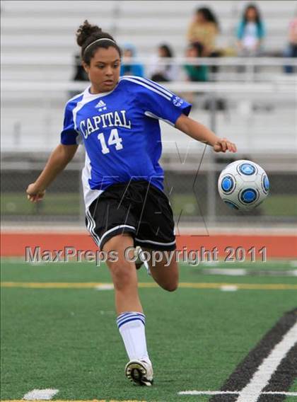 Thumbnail 1 in Mesa Verde vs Capital Christian (River City Tournament) photogallery.