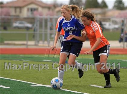 Thumbnail 3 in Mesa Verde vs Capital Christian (River City Tournament) photogallery.