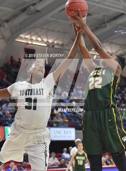 Thumbnail 3 in West Forsyth vs. Southeast Raleigh (NCHSAA 4A Final) photogallery.