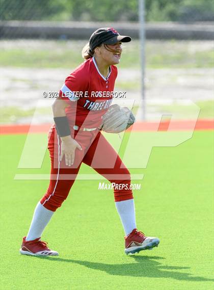 Thumbnail 3 in Schulenburg vs. Three Rivers (UIL 2A Area Playoffs) photogallery.