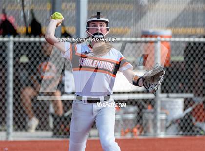Thumbnail 3 in Schulenburg vs. Three Rivers (UIL 2A Area Playoffs) photogallery.