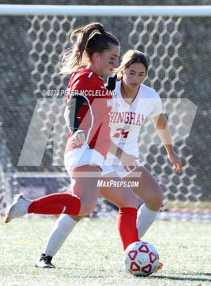 Thumbnail 1 in Hingham vs Masconomet Regional (MIAA Division 2 Quarterfinal) photogallery.
