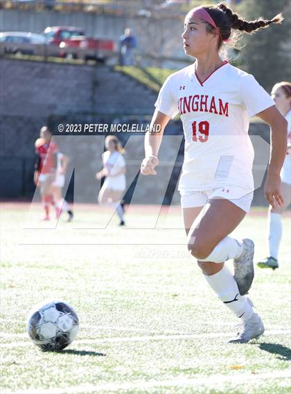Thumbnail 1 in Hingham vs Masconomet Regional (MIAA Division 2 Quarterfinal) photogallery.