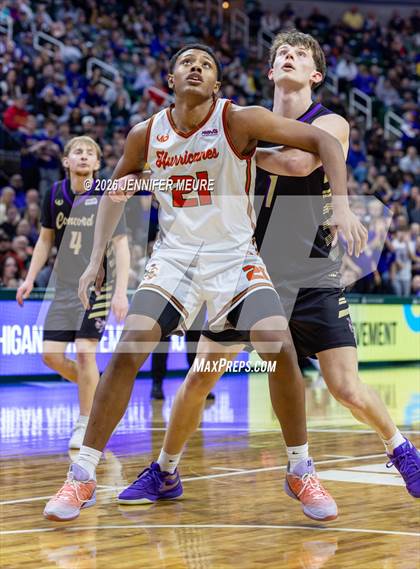 Thumbnail 2 in Concord vs Douglass (MHSAA Division 4 State Final) photogallery.