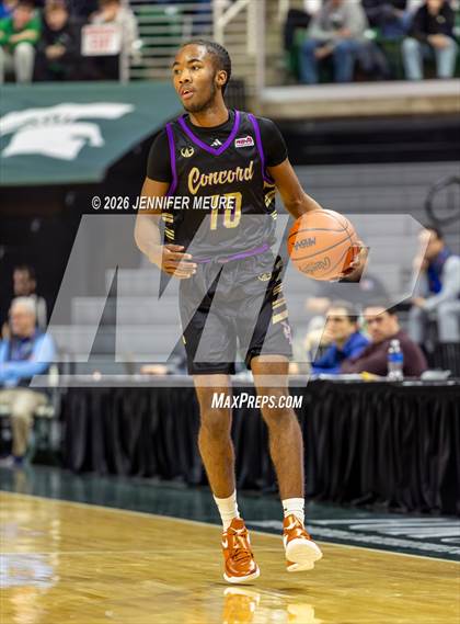 Thumbnail 2 in Concord vs Douglass (MHSAA Division 4 State Final) photogallery.