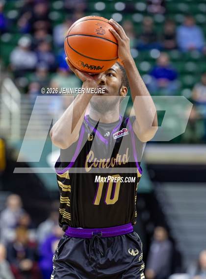 Thumbnail 1 in Concord vs Douglass (MHSAA Division 4 State Final) photogallery.