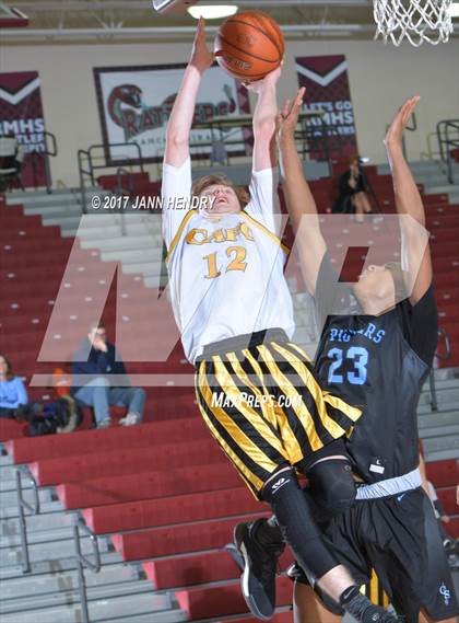 Thumbnail 3 in Capistrano Valley vs. Canyon Springs (Rancho Mirage Holiday Invitational) photogallery.