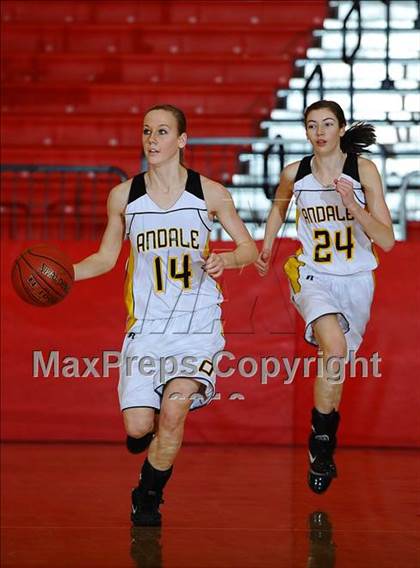 Thumbnail 2 in Andale vs Buhler  (McPherson Optimist Tournament) photogallery.