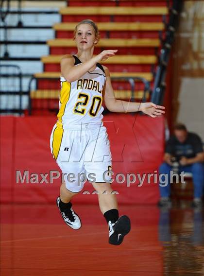 Thumbnail 2 in Andale vs Buhler  (McPherson Optimist Tournament) photogallery.