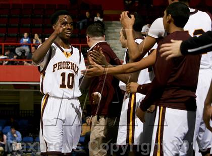 Thumbnail 3 in Palisade Prep vs. Haldane (Section 1 Class C Semifinal) photogallery.