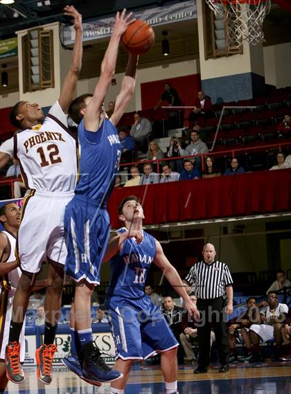 Thumbnail 1 in Palisade Prep vs. Haldane (Section 1 Class C Semifinal) photogallery.