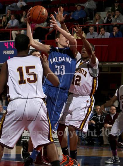 Thumbnail 3 in Palisade Prep vs. Haldane (Section 1 Class C Semifinal) photogallery.