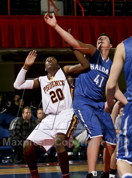 Thumbnail 3 in Palisade Prep vs. Haldane (Section 1 Class C Semifinal) photogallery.