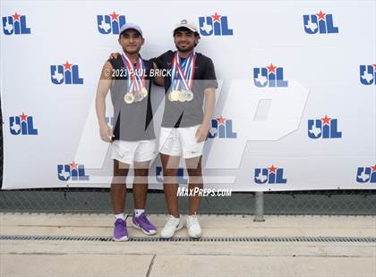 Thumbnail 2 in UIL 4A Tennis Boys and Mixed Doubles Finals (Medals) photogallery.