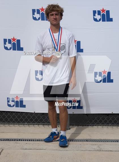 Thumbnail 3 in UIL 4A Tennis Boys and Mixed Doubles Finals (Medals) photogallery.