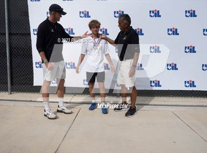 Thumbnail 2 in UIL 4A Tennis Boys and Mixed Doubles Finals (Medals) photogallery.