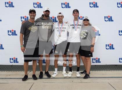 Thumbnail 2 in UIL 4A Tennis Boys and Mixed Doubles Finals (Medals) photogallery.
