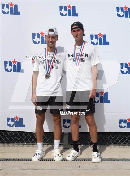 Thumbnail 1 in UIL 4A Tennis Boys and Mixed Doubles Finals (Medals) photogallery.