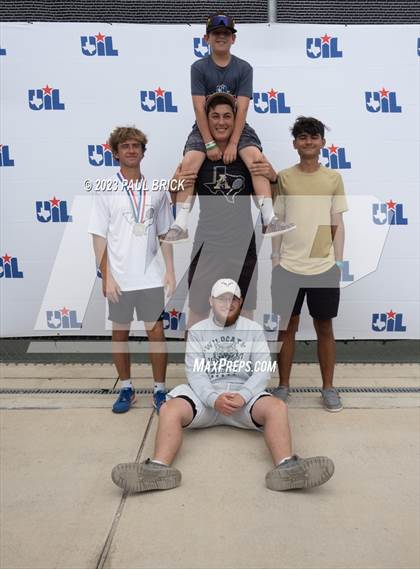 Thumbnail 2 in UIL 4A Tennis Boys and Mixed Doubles Finals (Medals) photogallery.
