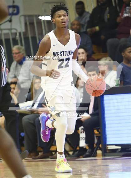 Thumbnail 1 in IMG Academy vs. Westtown (Spalding Hoophall Classic) photogallery.