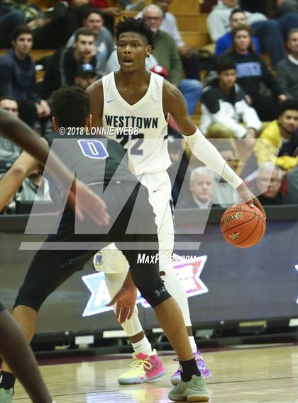 Thumbnail 3 in IMG Academy vs. Westtown (Spalding Hoophall Classic) photogallery.
